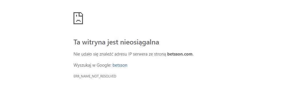 Betsson nie działa. Jaka jest nowa strona Betsson?