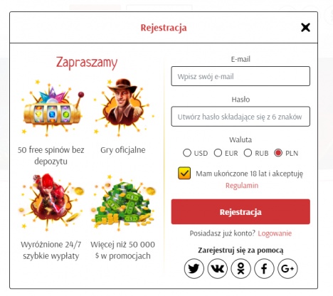 Jak założyć konto w Kasynie SuperCat?