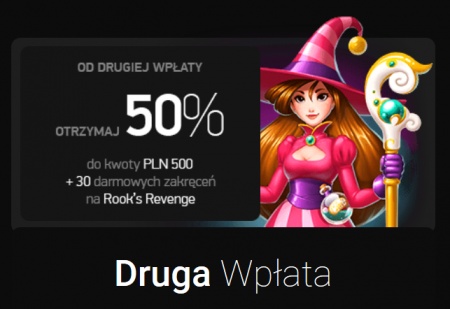 Bonus od drugiej wpłaty w Betchan