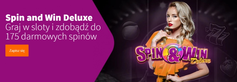 Odbierz darmowe spiny na Spin And Win Deluxe dostępne w Kasynie Betsson