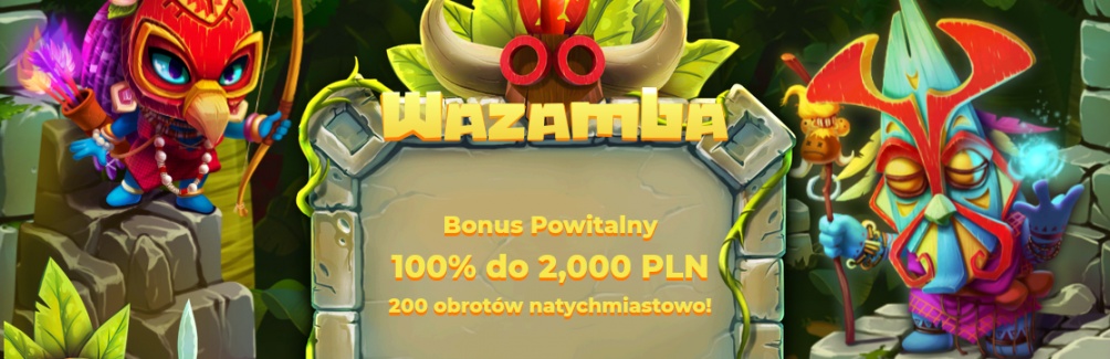 Bonus powitalny w Kasynie Wazamba