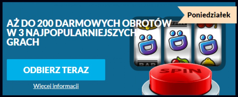 Poniedziałkowa promocja w Kasynie Wild Jackpots