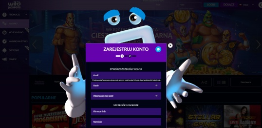 Jak założyć konto w Kasynie Wild Jackpots?