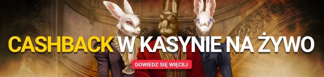 Cashback dostępny w kasynie na żywo co tydzień w ofercie Royal Rabbit