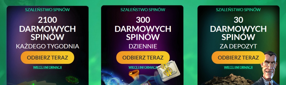 Każdego dnia możesz zgarnąć 300 darmowych spinów