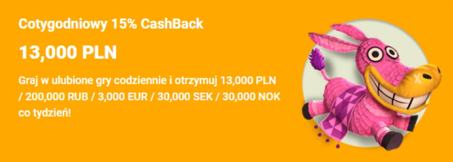 Odbierz cashback w Yoyo Casino